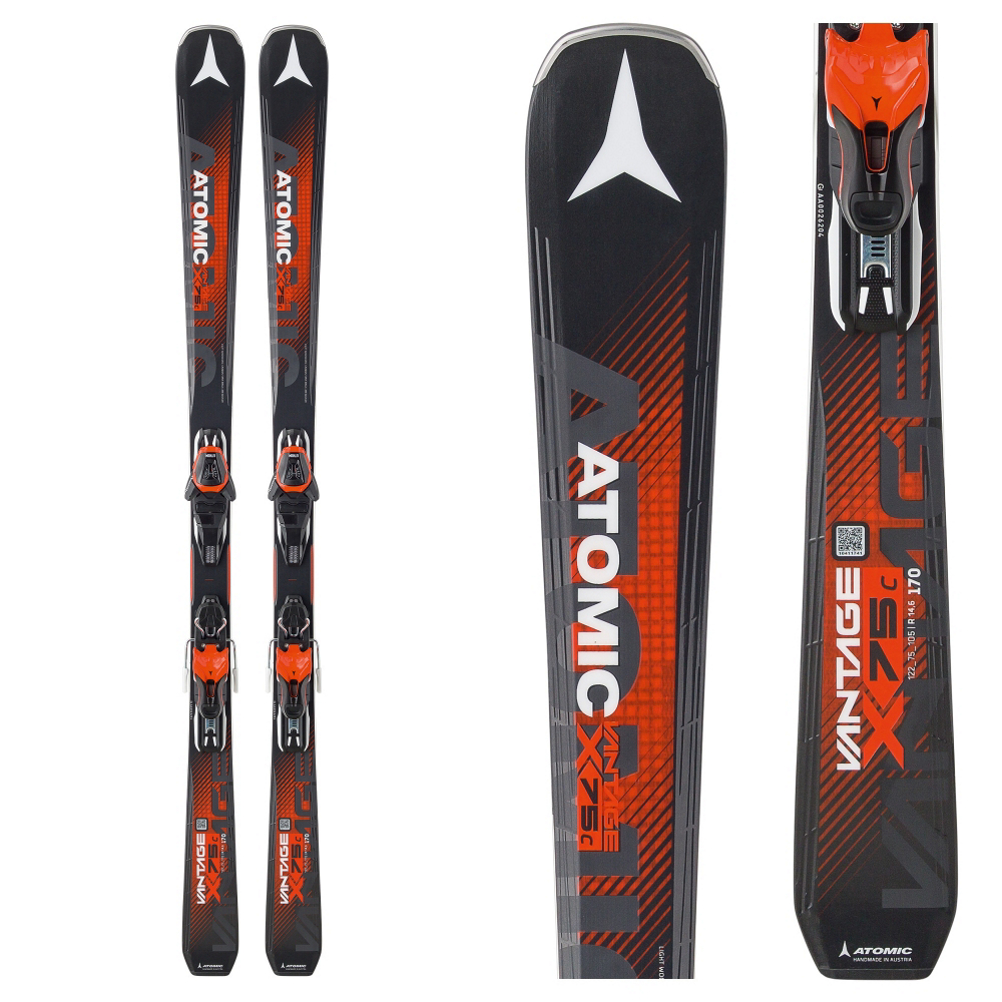 Atomic Vantage X 75 C Skis with Lithium 10 Bindings 2018