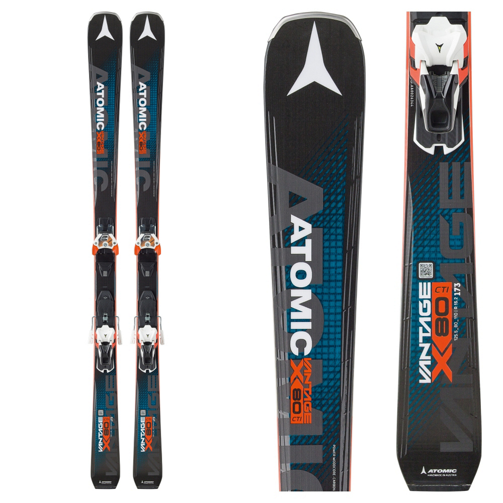 Atomic Vantage X 80 CTI Skis with Warden 13 Bindings 2018