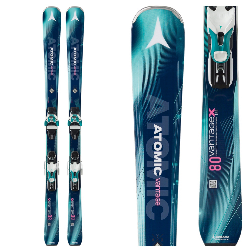 Atomic Vantage X 80 CTI Womens Skis with Warden 11 Bindings 2018
