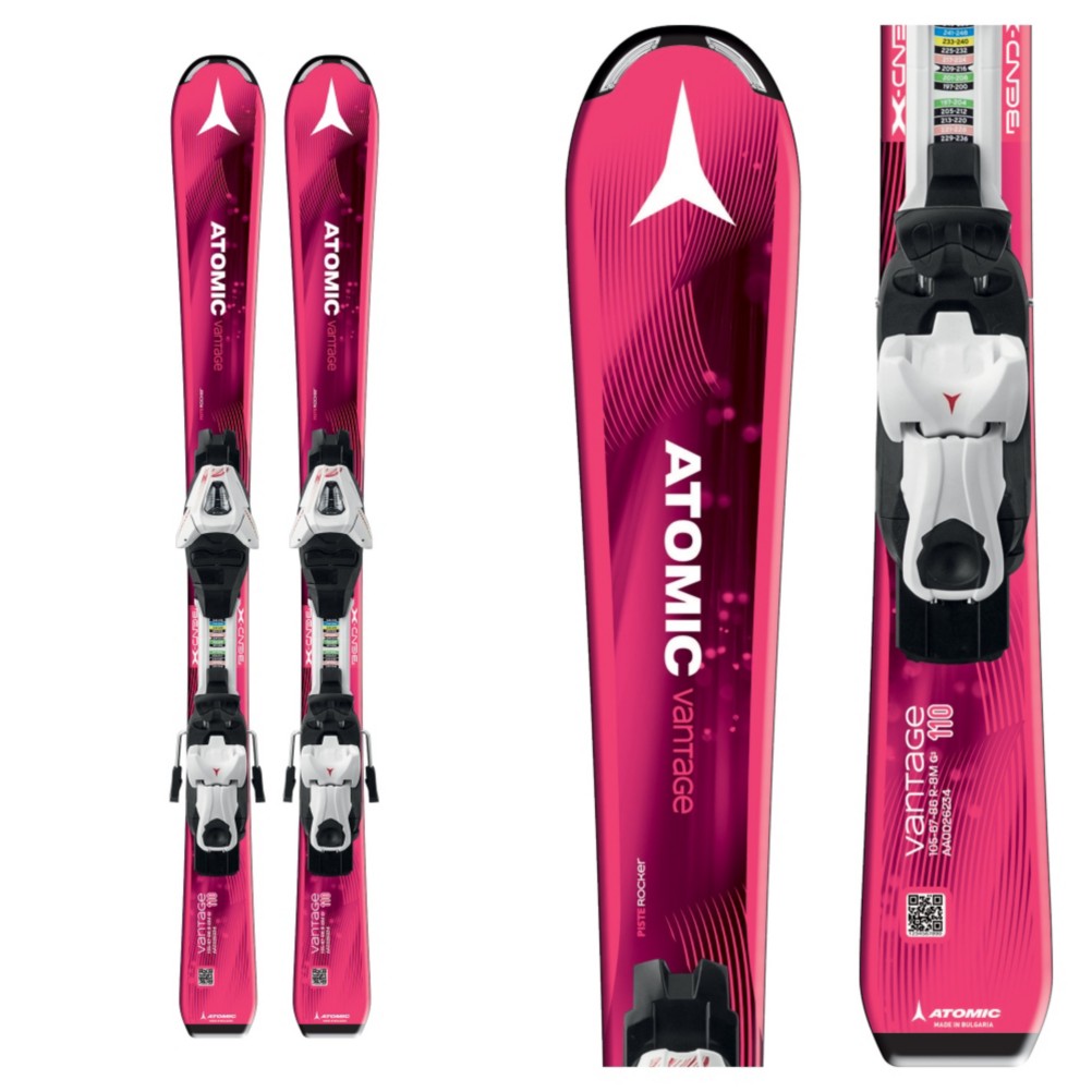 Atomic Vantage Girl II Kids Skis with EZY 5 Bindings 2018