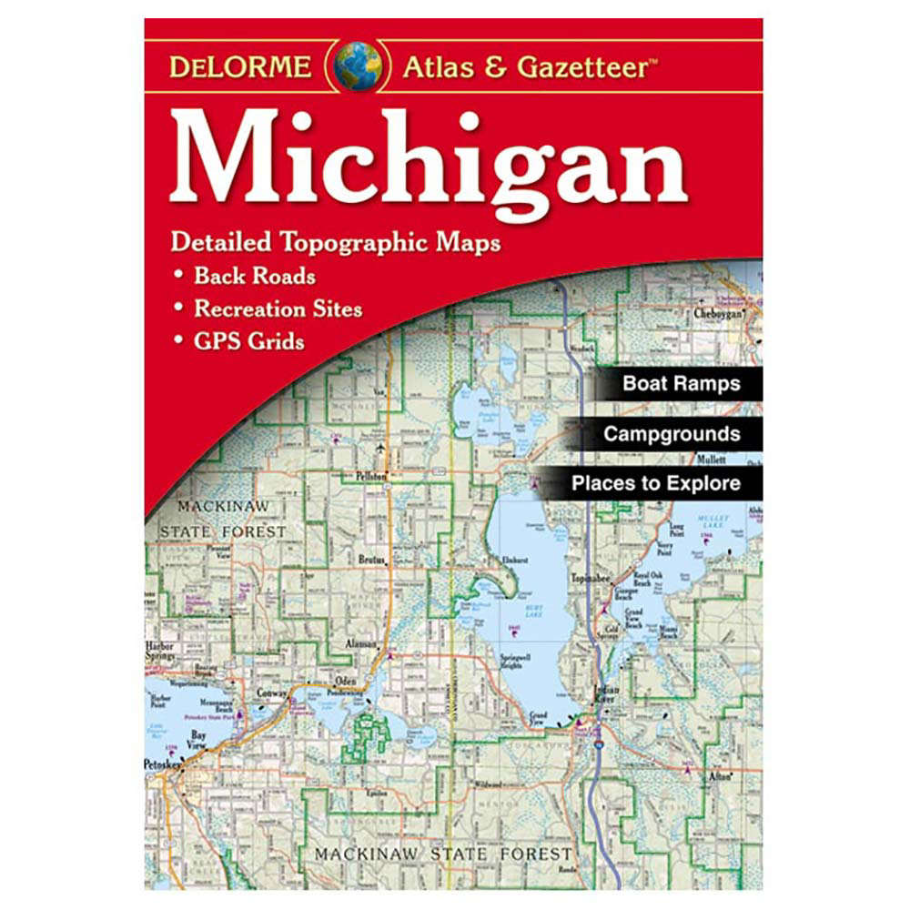 Liberty MTN Sports Michigan Atlas & Gazetteer 2017