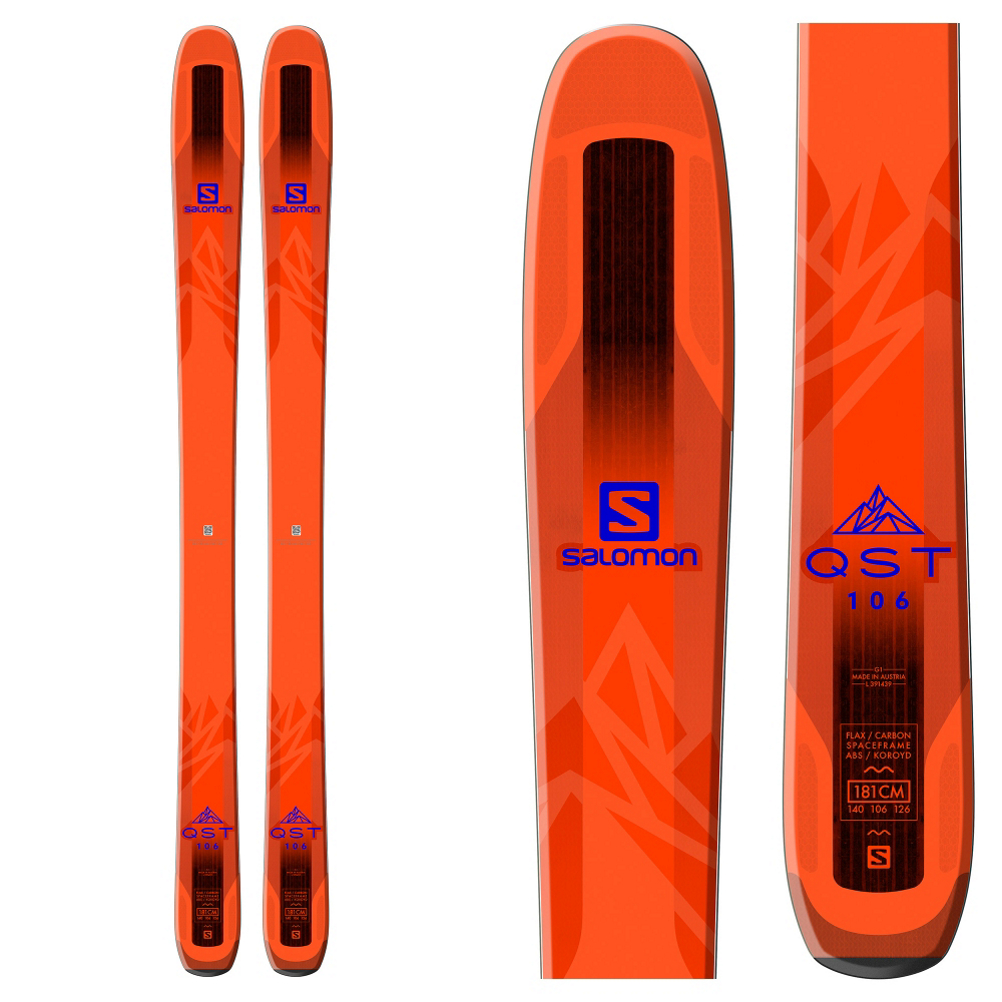 Salomon QST 106 Skis 2017