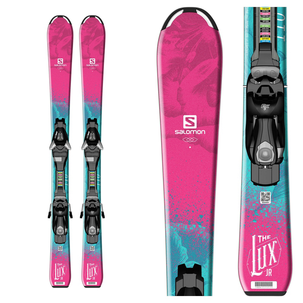 Salomon QST Lux Jr S Kids Skis with EZY 5 Bindings