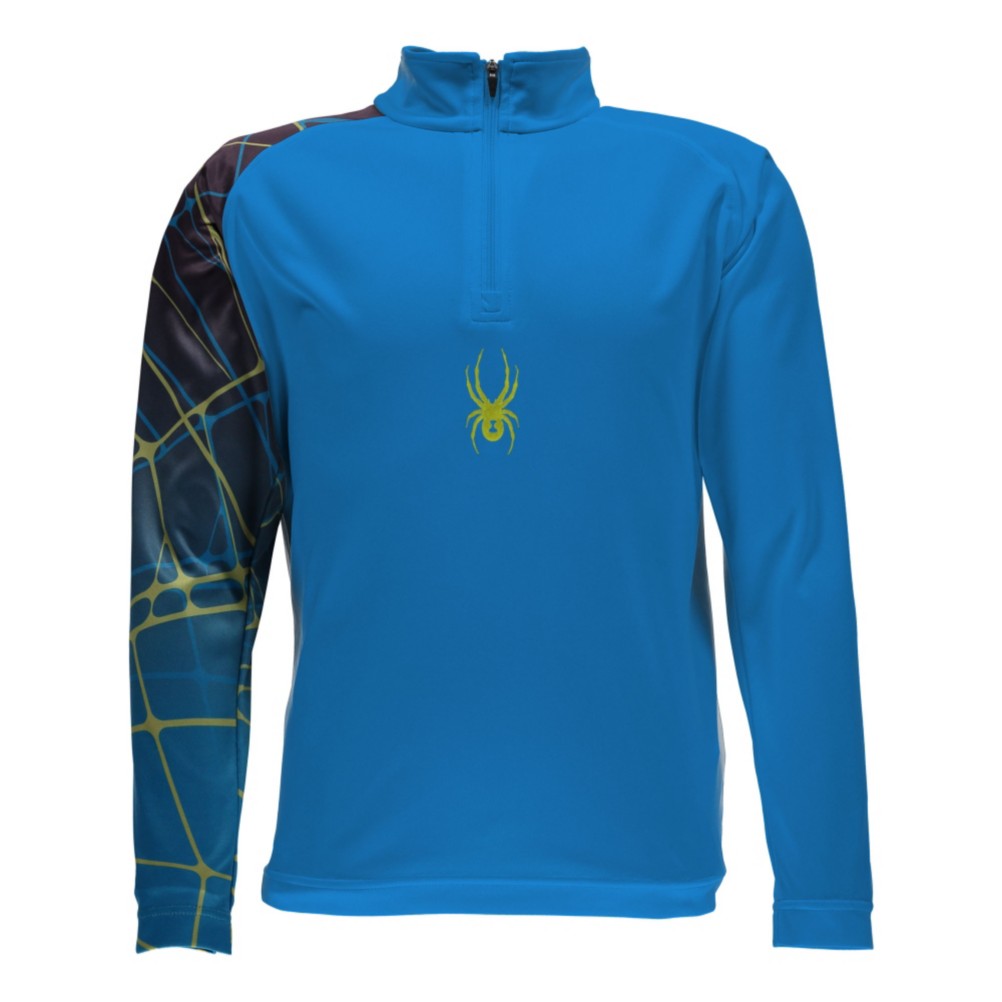 Spyder Linear WEB Dry T Neck Kids Midlayer