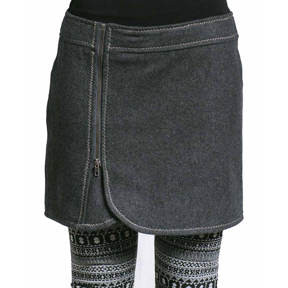 Purnell Wool Zip Skirt