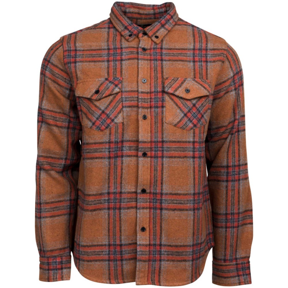 United By Blue Lhotse Wool Plaid Flannel Shirt