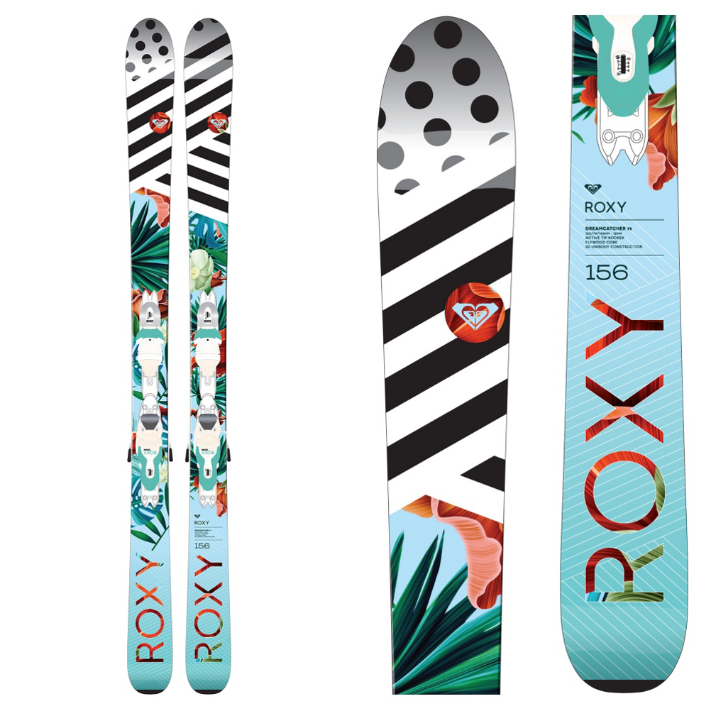 Roxy Dreamcatcher 75 Womens Skis with Xpress 11 Bindings