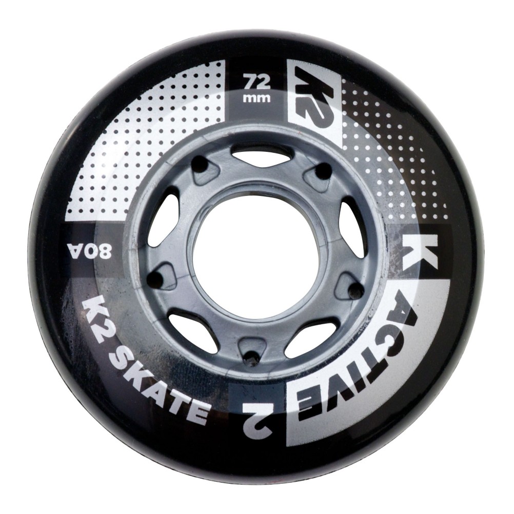K2 72mm 80A Inline Skate Wheels 4 Pack 2017