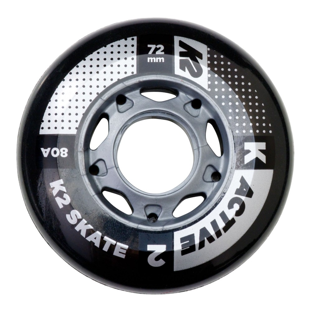 K2 72mm 80A Inline Skate Wheels - 4 Pack