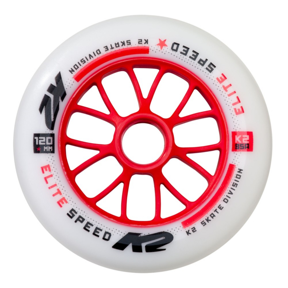 K2 Elite 120mm 85A Inline Skate Wheels 2017