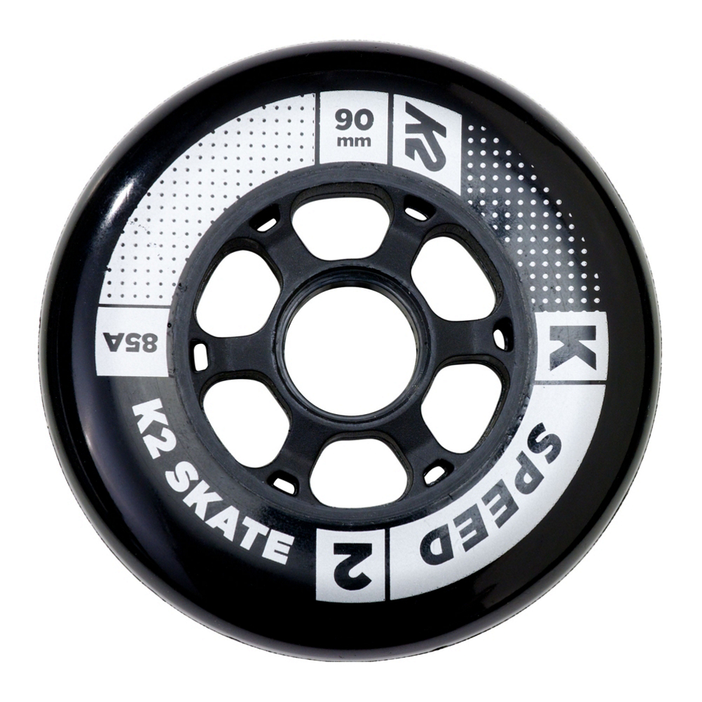 K2 Speed 90mm 85A Inline Skate Wheels - 4 Pack 2019