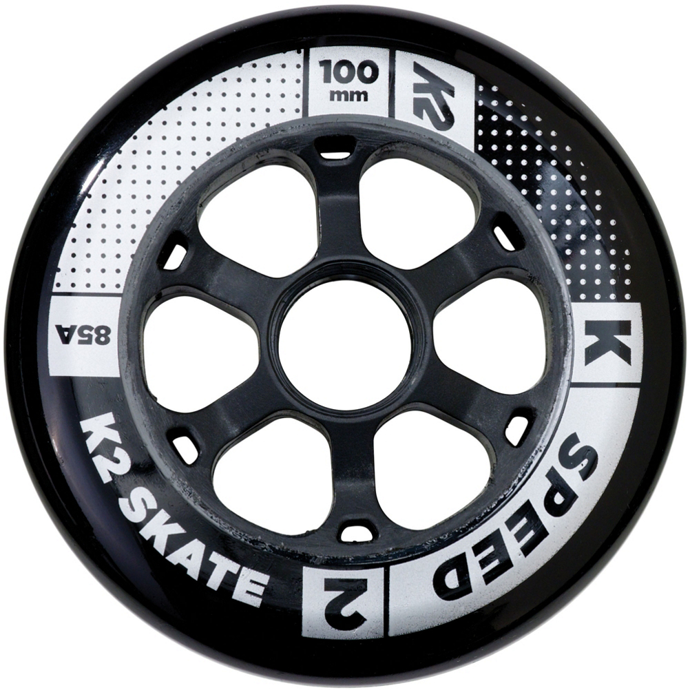 K2 Speed 100mm 85A Inline Skate Wheels - 4 Pack 2019