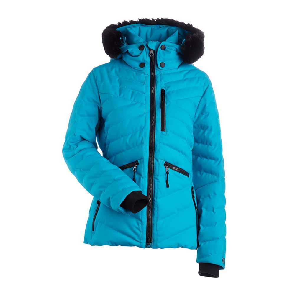 NILS Alexandra Faux Fur Womens Insulated Ski Jacket