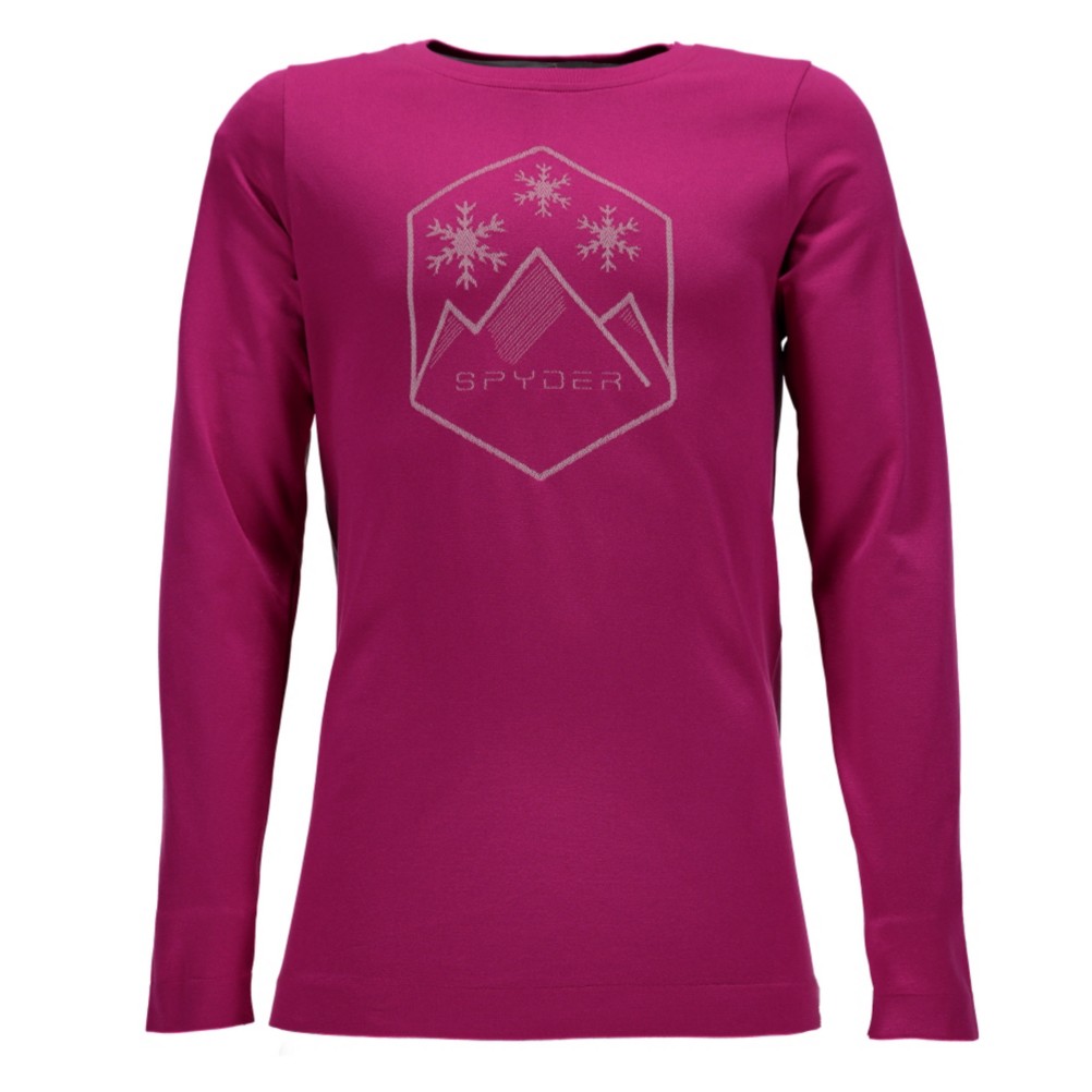 Spyder Crest Boxed Girls Long Underwear Top