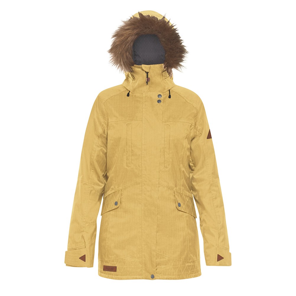 Dakine Brentwood with Detachable Faux Fur Hood Brim Womens Insulated Ski Jacket