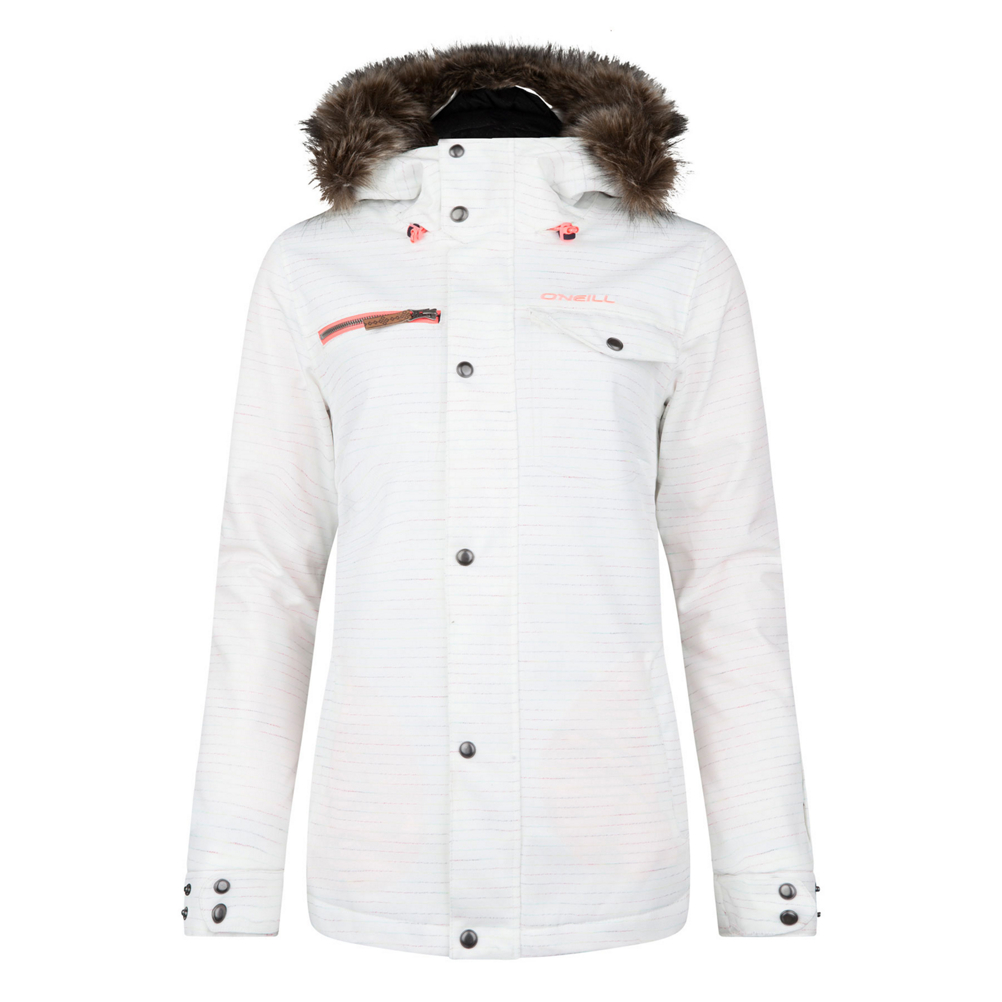 O'Neill Crystaline w/Faux Fur Womens Insulated Snowboard Jacket