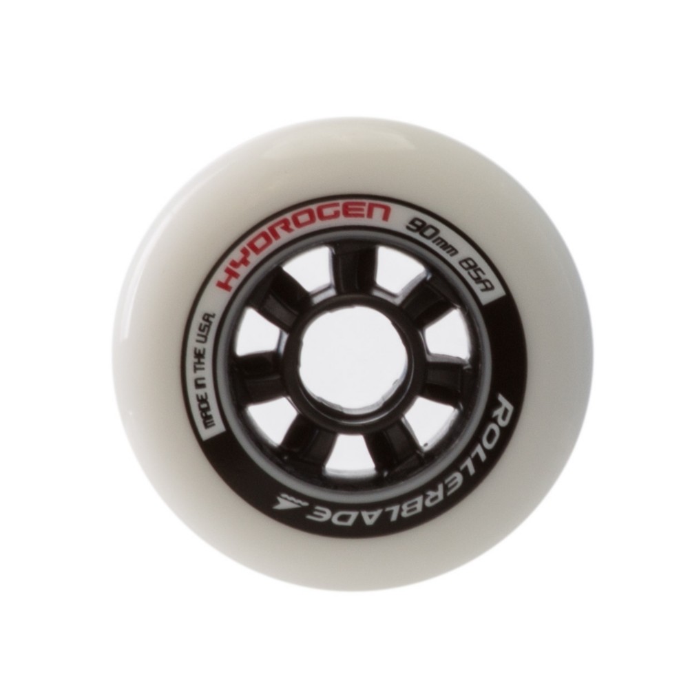 Rollerblade Hydrogen 90mm 85A Inline Skate Wheels - 8 Pack 2019