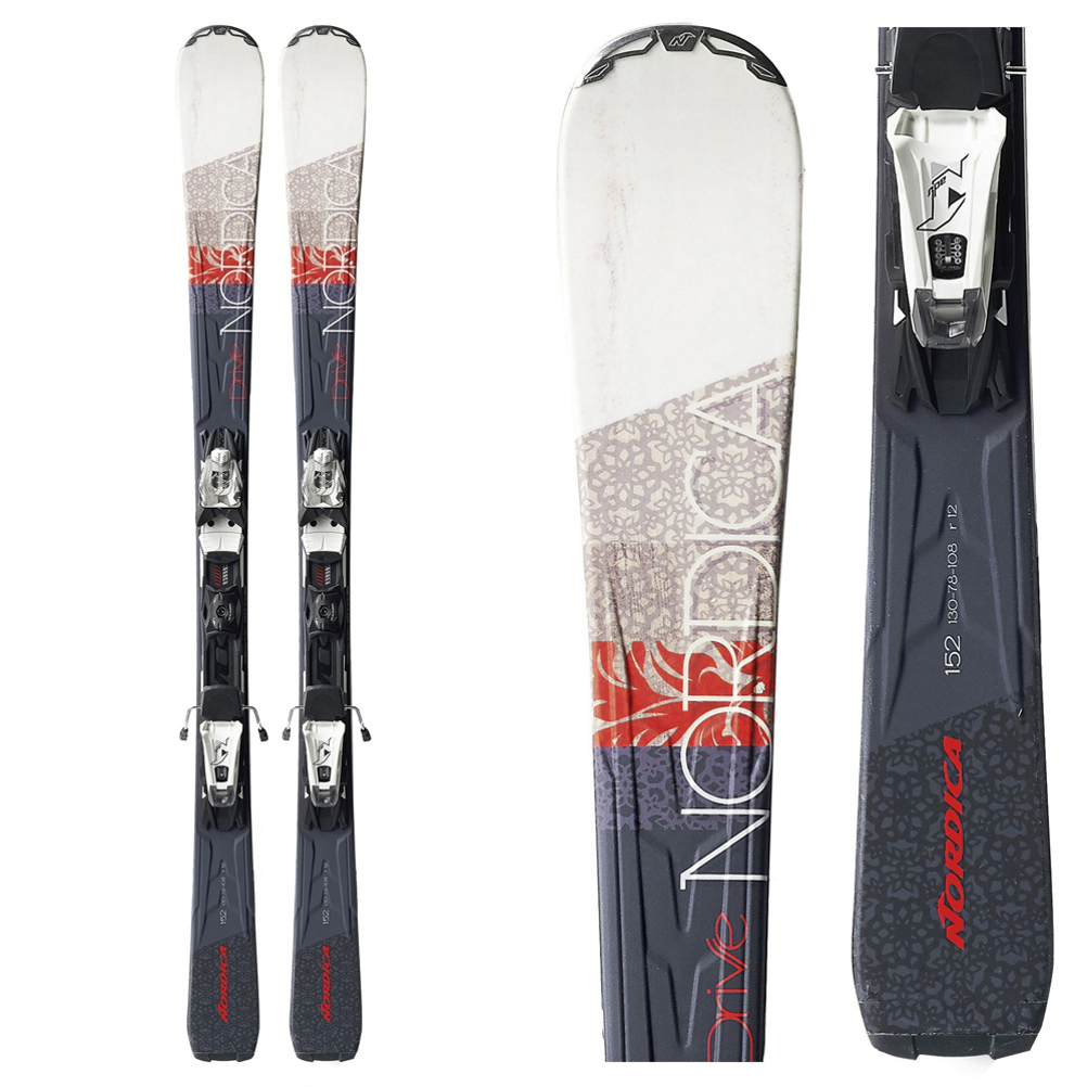 Nordica Drive 78 CA EVO Womens Skis with EVO Light CT Bindings