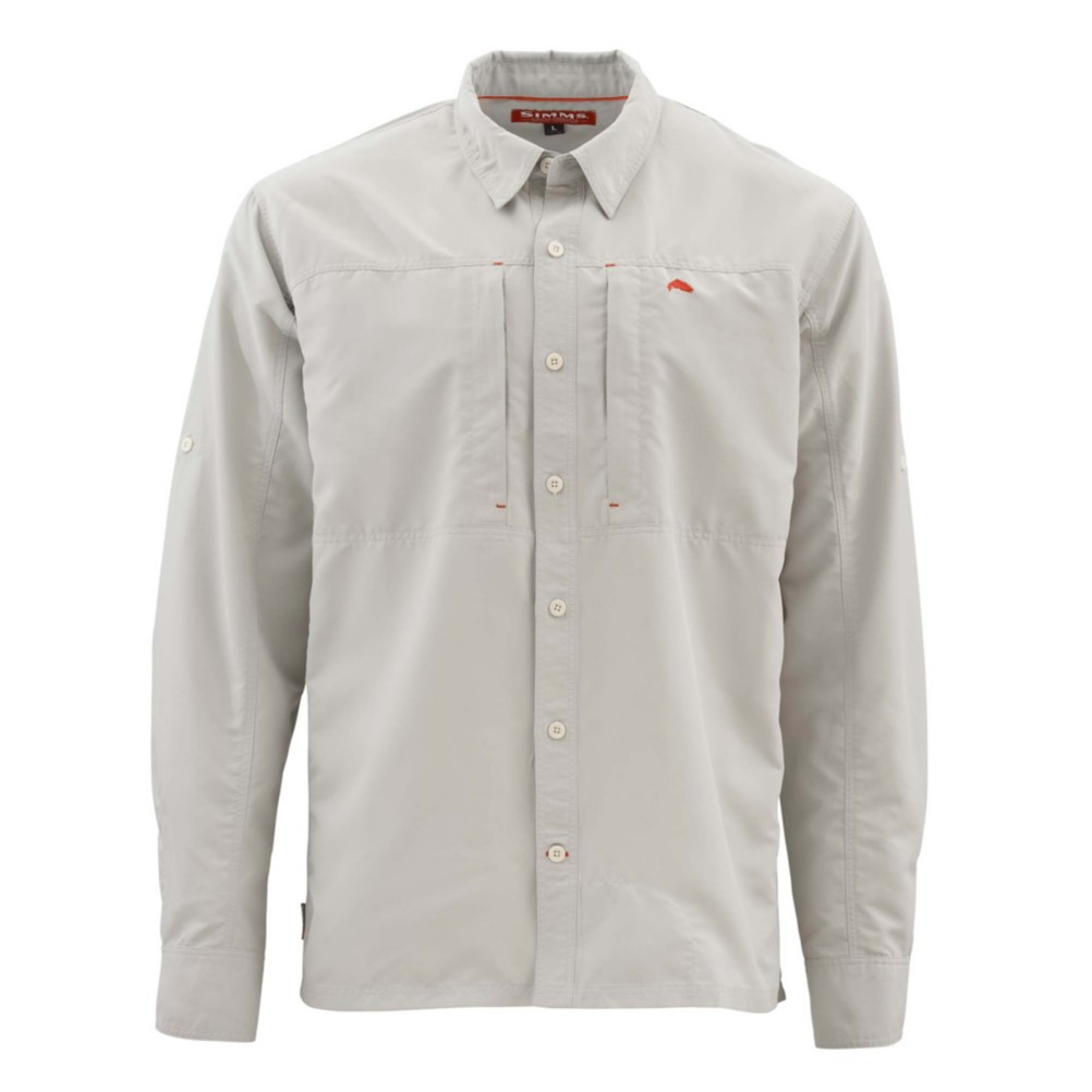 Simms Bugstopper Long Sleeve Solid Mens Shirt
