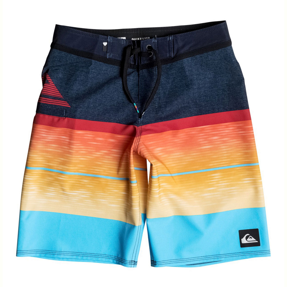 Quiksilver Slab Logo Vee Boys Bathing Suit