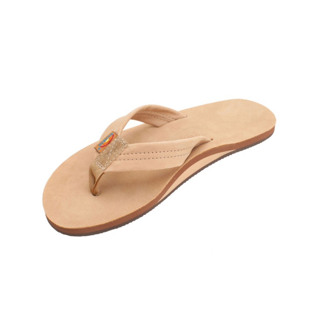 Rainbow Sandals Single Layer Premier Leather Mens Flip Flops