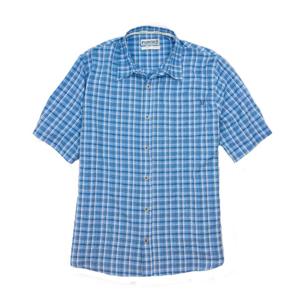 Purnell Quick Dry Plaid Mens Shirt