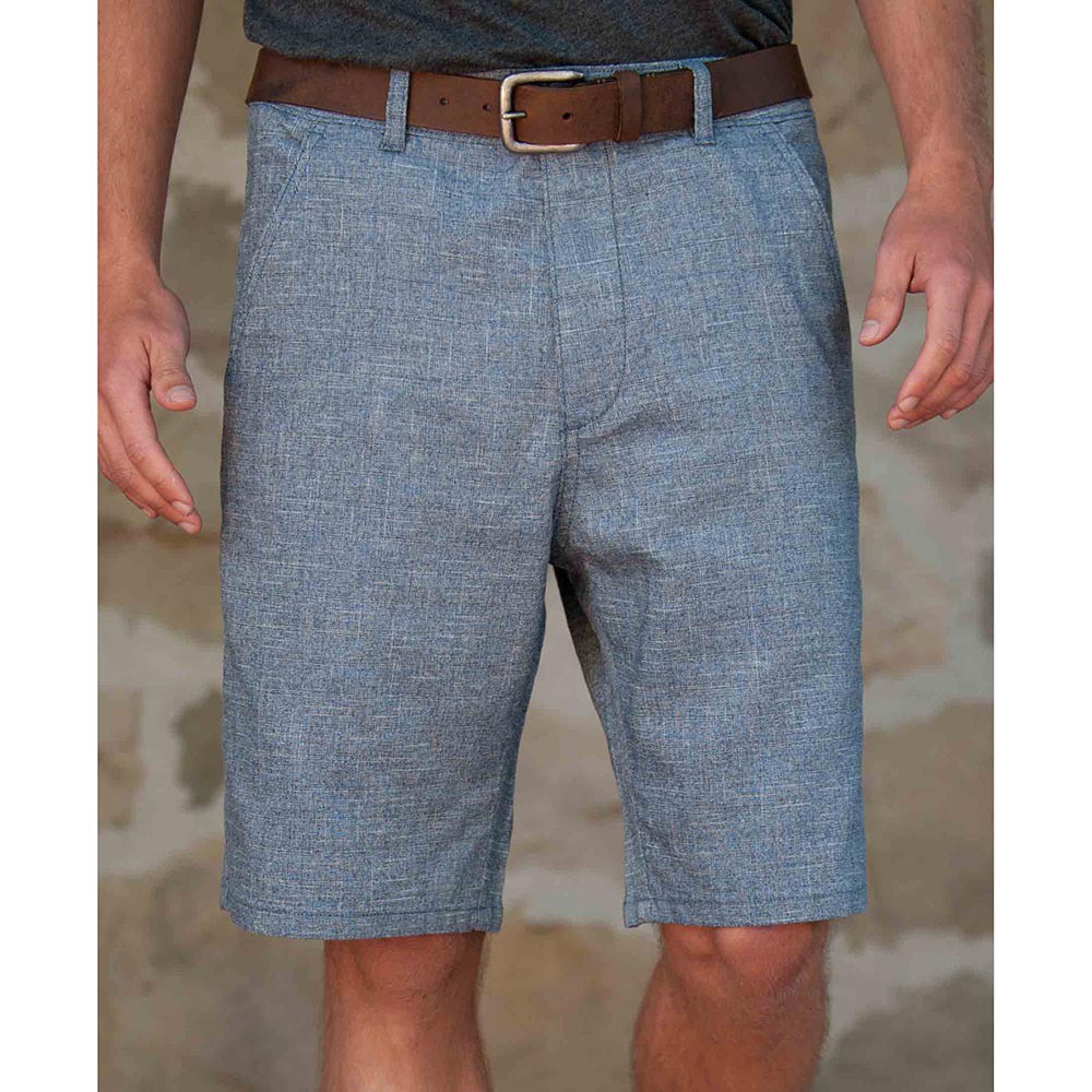 Purnell Indigo Crosshatch Mens Shorts