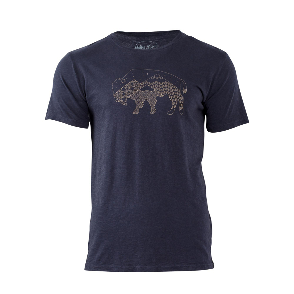 United By Blue Starry Bison Mens T Shirt