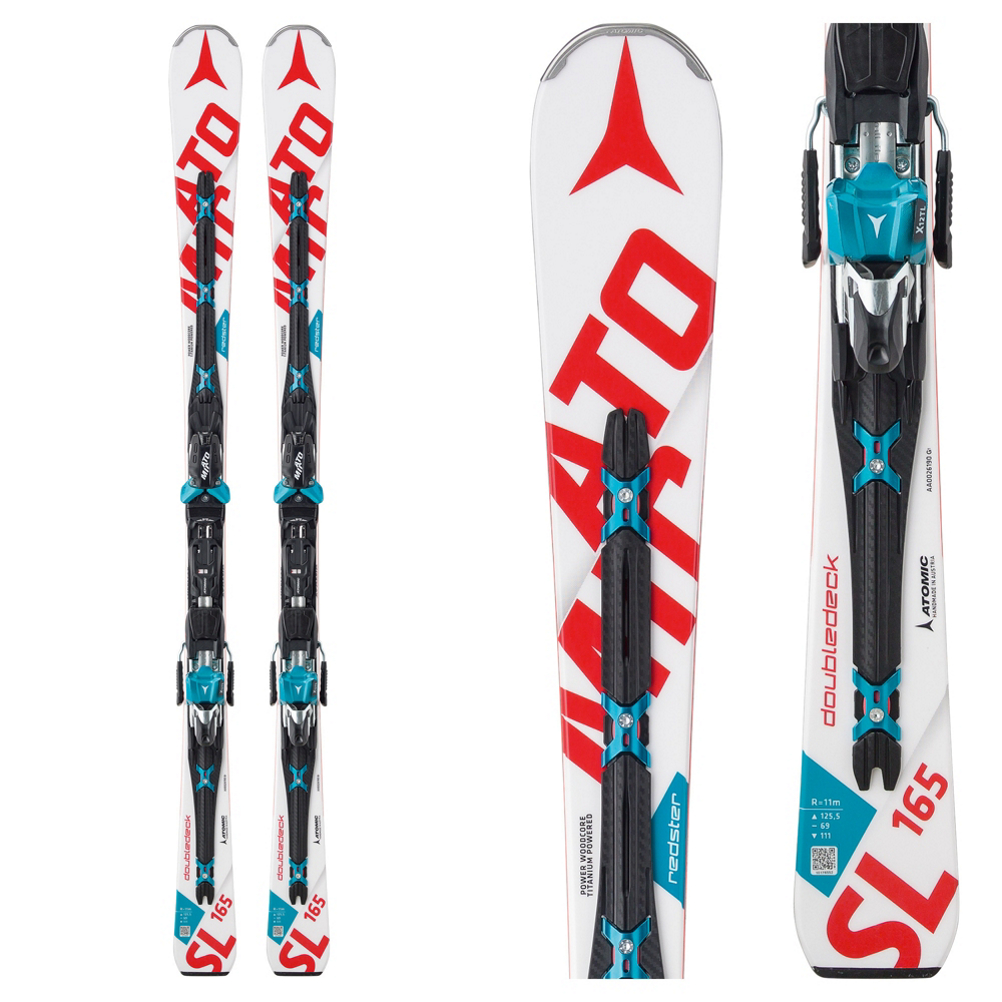 Atomic Redster Doubledeck 3.0 SL Race Skis with X 12 TL Bindings