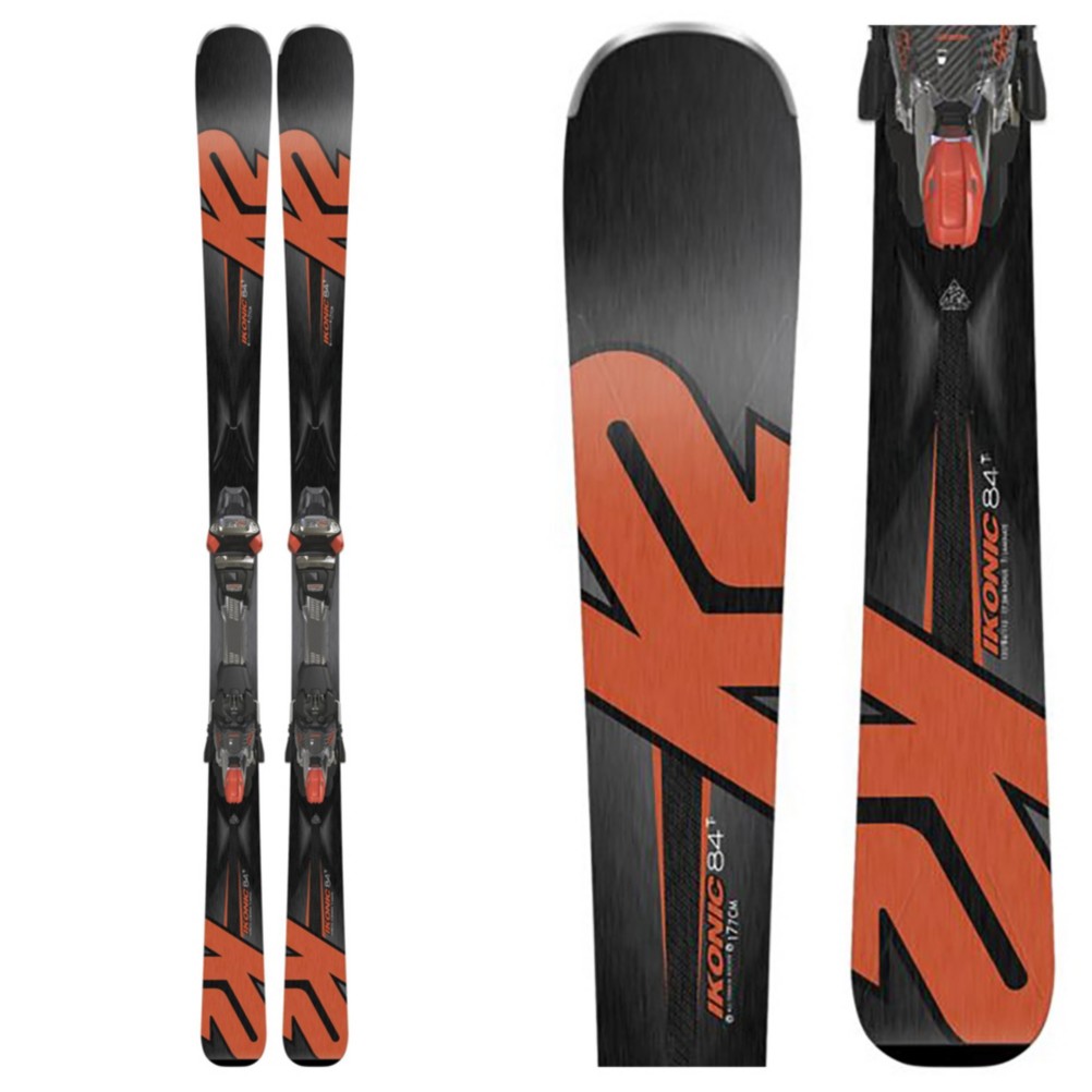 K2 iKonic 84Ti Skis with MCx 12TCx Bindings 2018