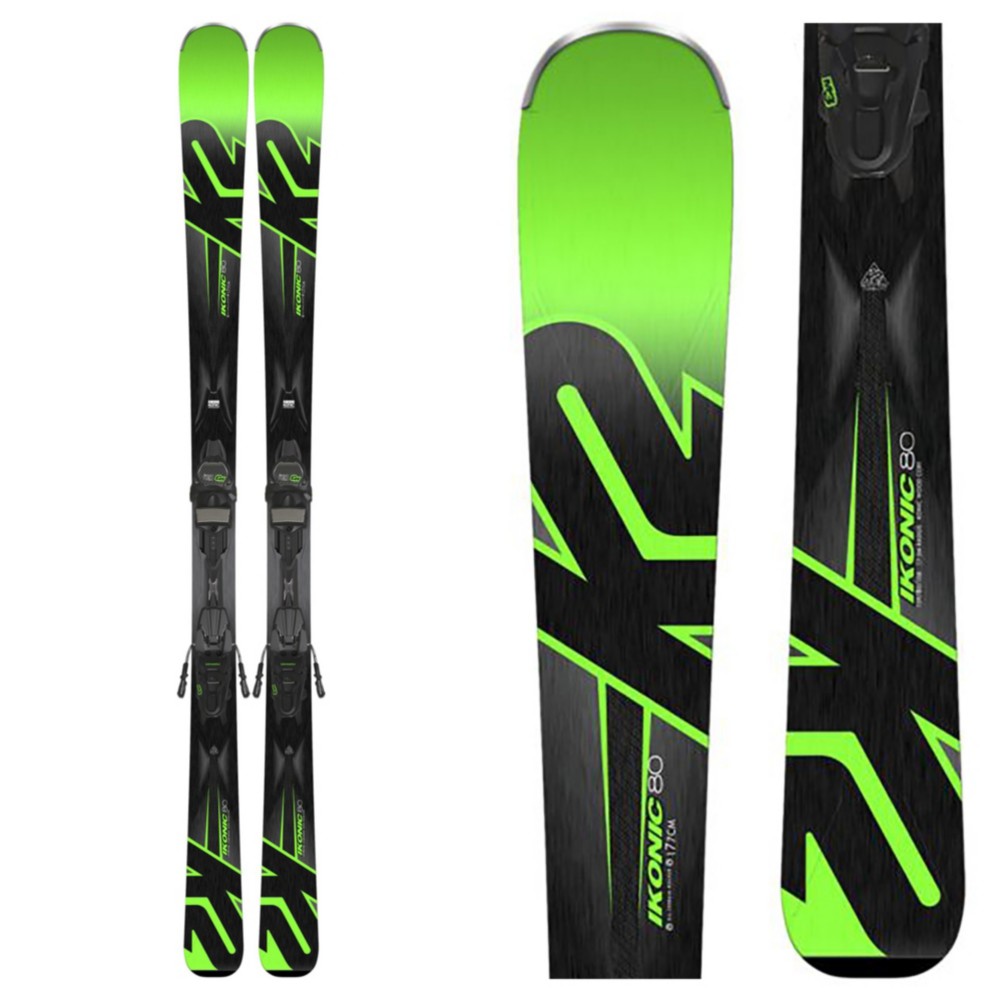 K2 iKonic 80 Skis with M3 12 TCx Light Bindings 2018