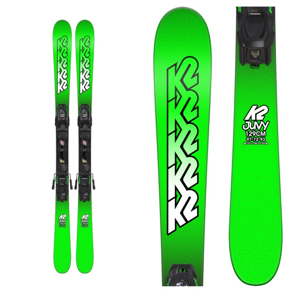 K2 Juvy Kids Skis with FDT 4.5 Bindings 2019