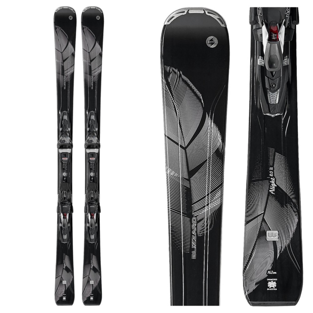 Blizzard Alight 8.0 Ti Womens Skis with TCX 12 Bindings 2018