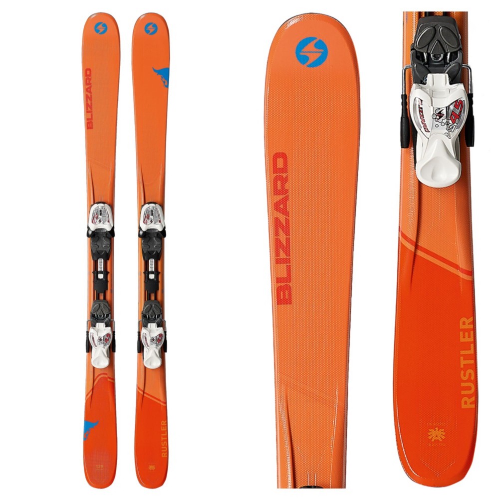 Blizzard Rustler Jr. Kids Skis with IQ 7.0 Bindings 2018