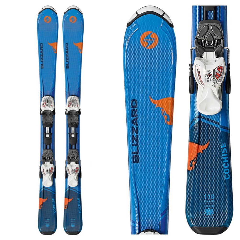 Blizzard Cochise Jr Kids Skis with IQ 45 Bindings 2018