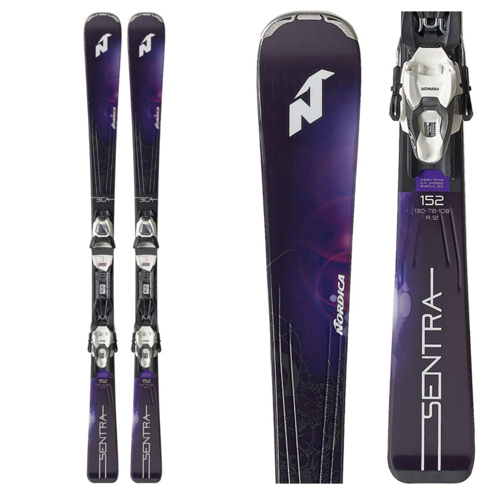 Nordica Sentra 3 Womens Skis with TLT 10 FDT Bindings 2018