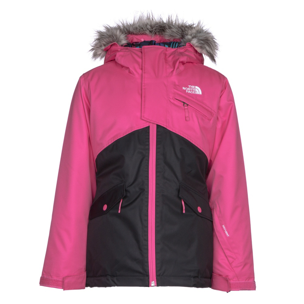 The North Face Caitlyn Insulated Girls Ski Jacket w/Faux Fur (Previous Season)