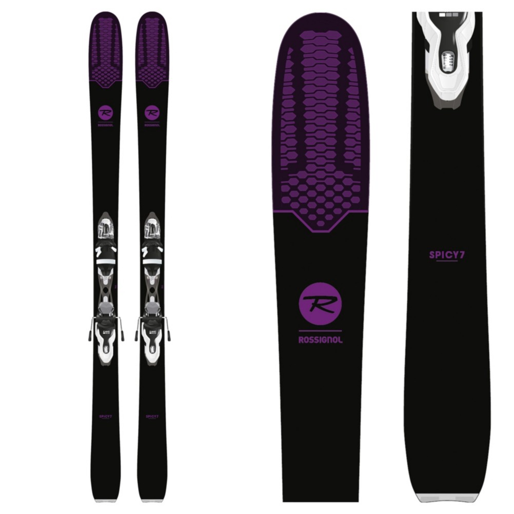 Rossignol Spicy 7 Womens Skis with Xpress 11 Bindings 2019