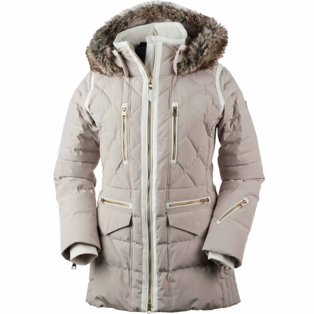 Obermeyer Blythe Down w/Faux Fur Womens Insulated Ski Jacket