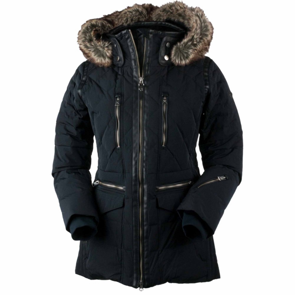 Obermeyer Blythe Down w/Faux Fur - Petite Womens Insulated Ski Jacket