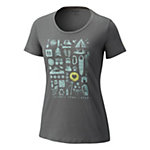 Columbia Camp Stamp Womens T-Shirt