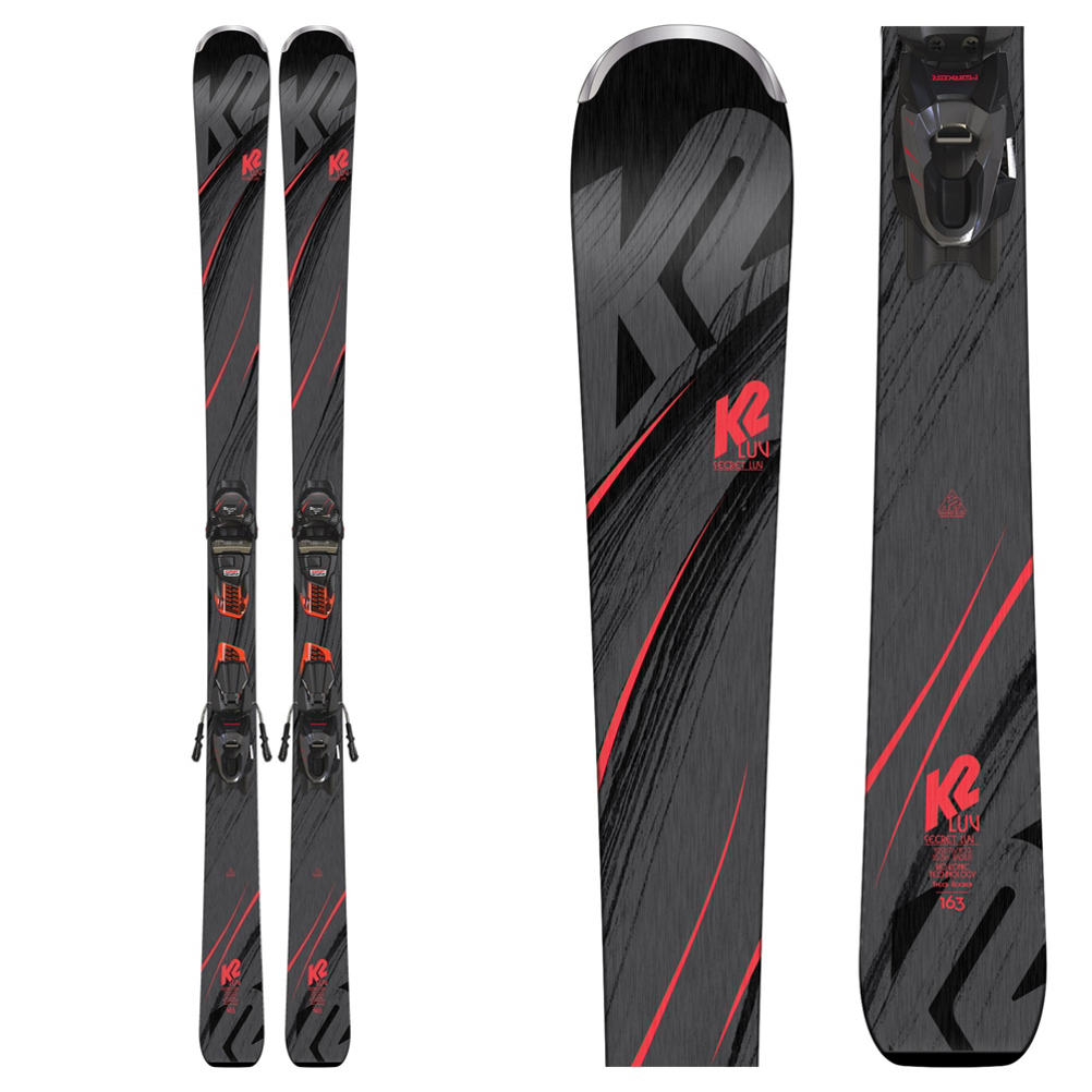 K2 Secret Luv Womens Skis with ER3 10 Bindings 2019