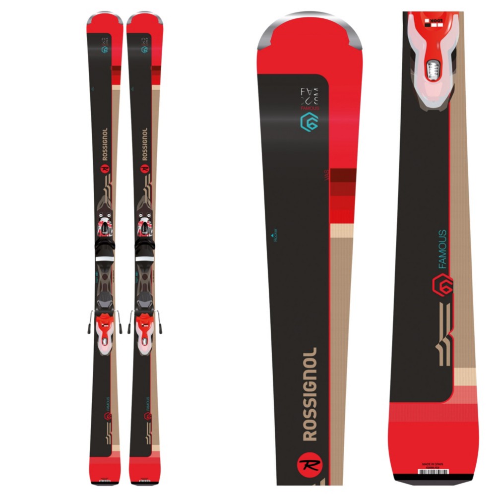 Rossignol Famous 6 Womens Skis with Xpress 11 Bindings 2019