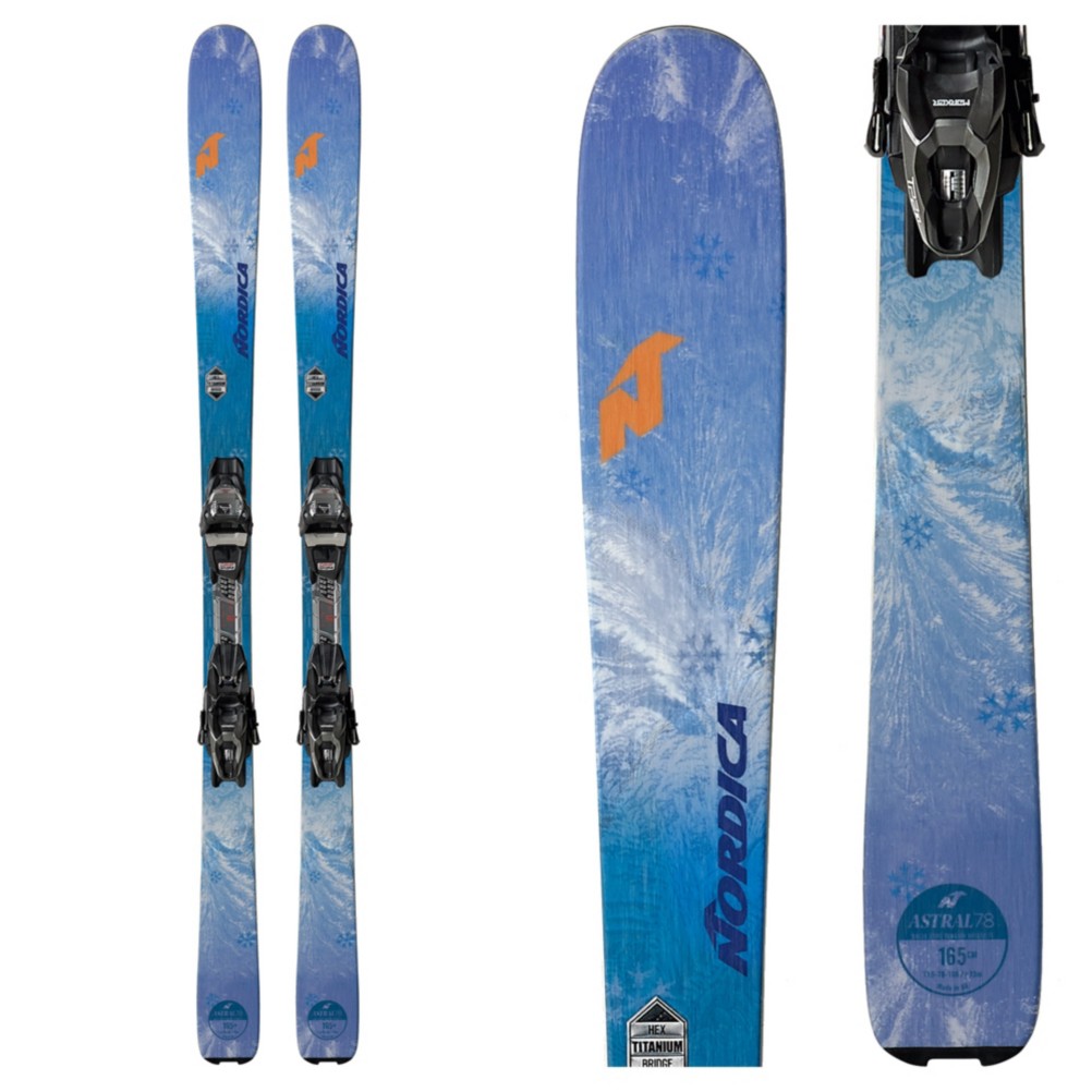Nordica Astral 78 CA Womens Skis with TP2 FDT Bindings 2019