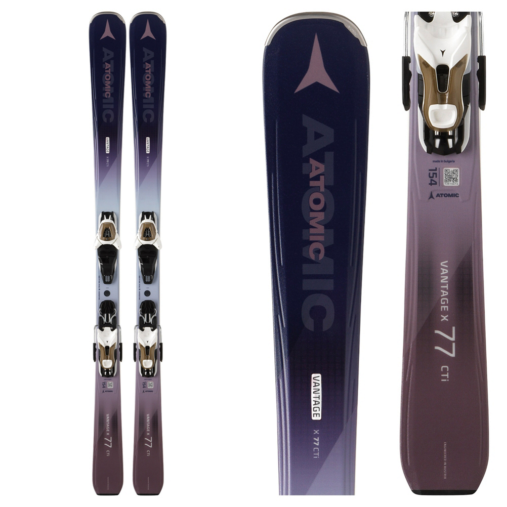 Atomic Vantage X 77 CTi W Womens Skis with Lithium 10 Bindings 2019