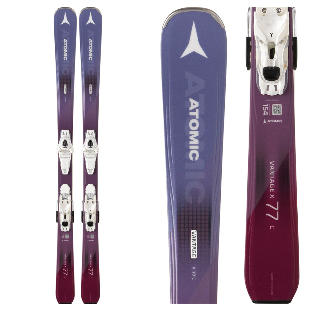 Atomic Vantage X 77 C Womens Skis with Lithium 10 Bindings 2019