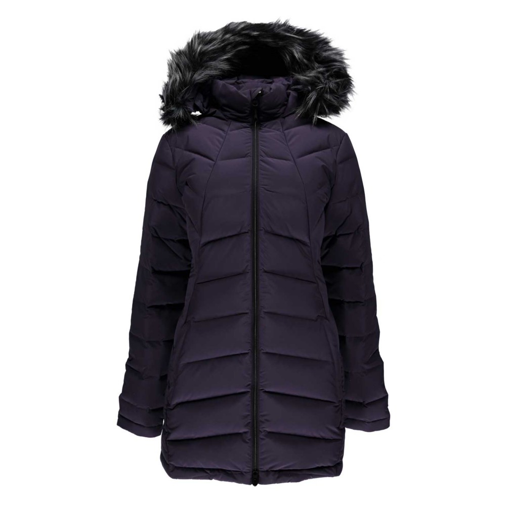 Spyder Syrround Long Faux Fur Down Womens Jacket