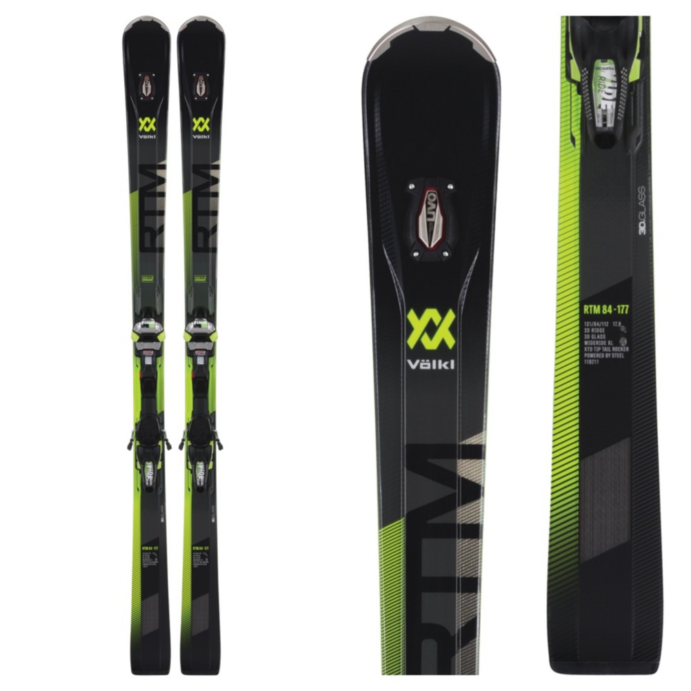 Volkl RTM 84 Skis with IPT WR XL Bindings 2019
