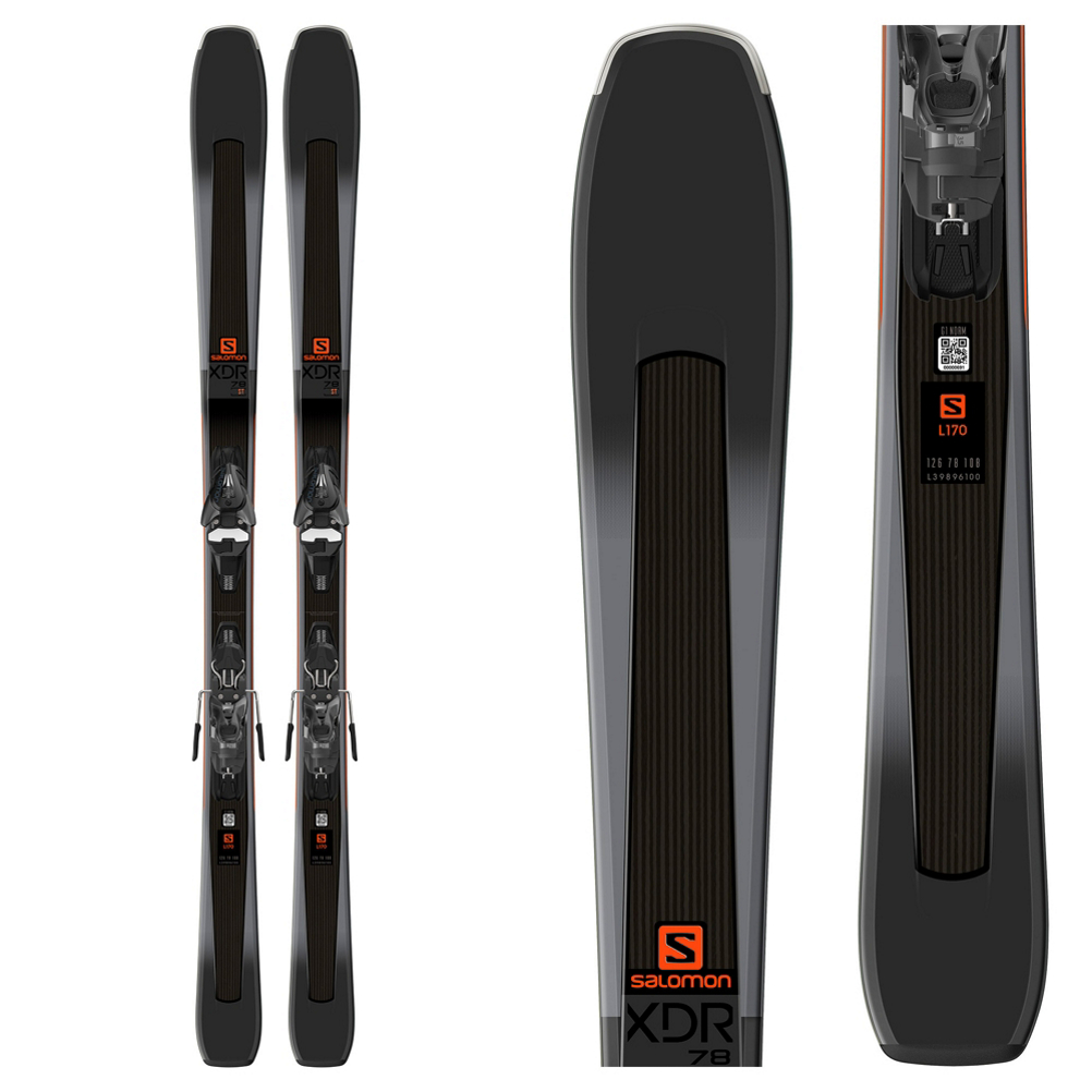 Salomon XDR 78 ST Skis with Mercury 11 Bindings 2019