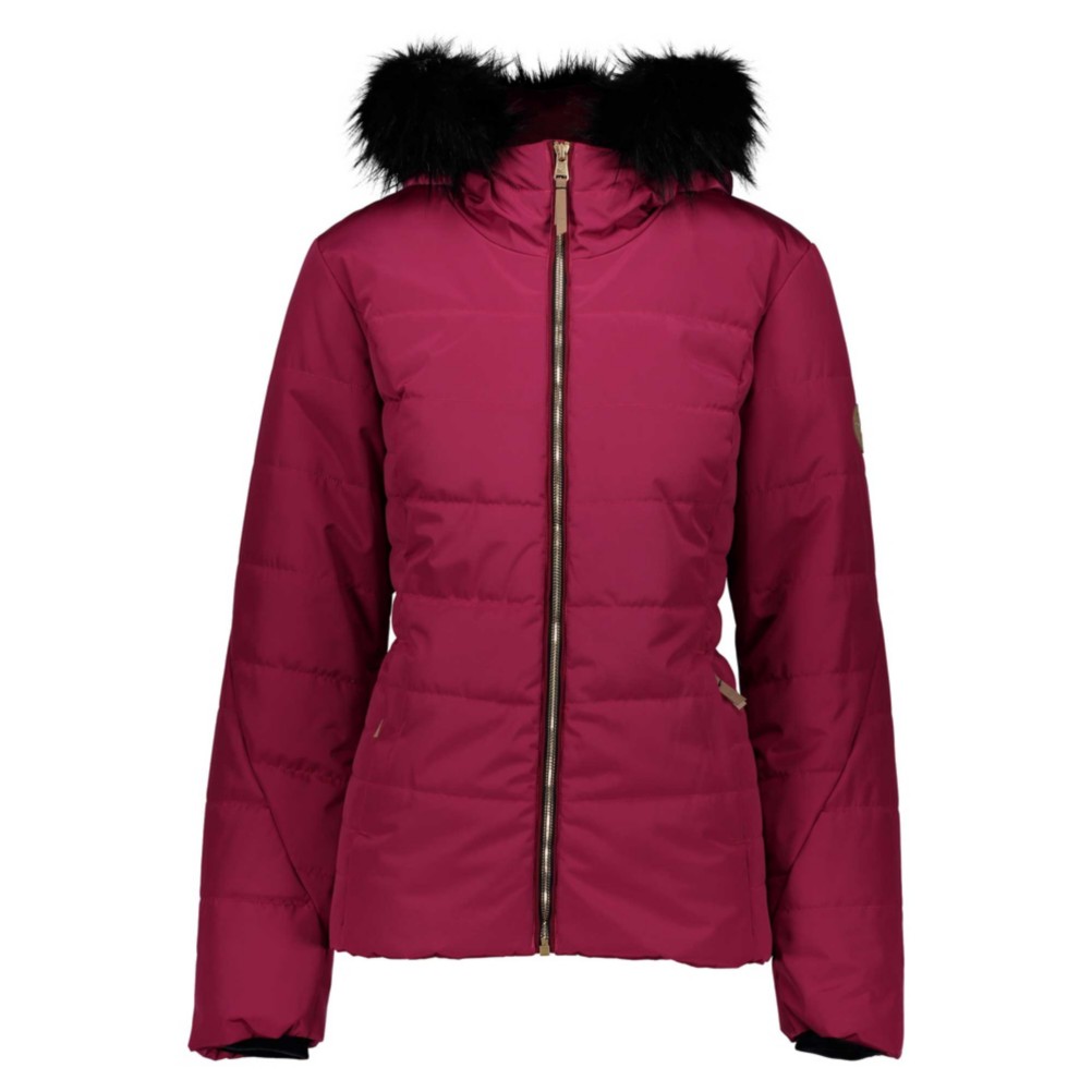 Obermeyer Beau Faux Fur Petite Womens Insulated Ski Jacket
